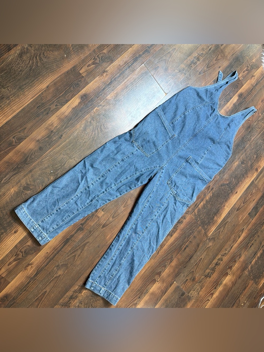 Classic Blue Denim Overalls - Women